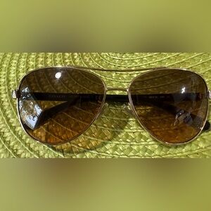 Coach Gold Aviator Sunglasses